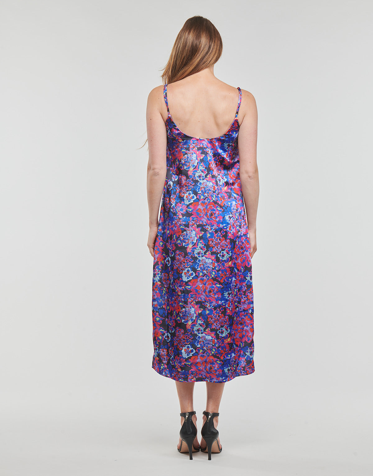 Abito lungo Donna Only ONLMAYRA SLIP TIE SATIN DRESS Multicolore