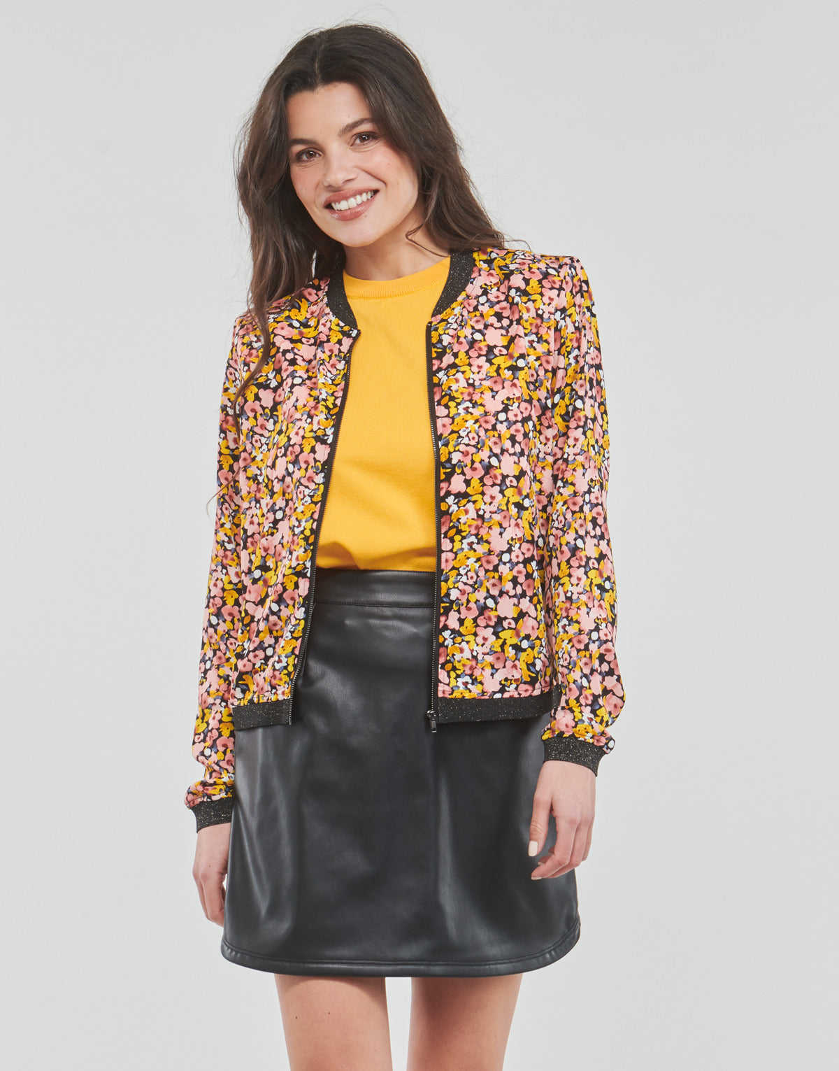 Giacca Donna Only ONLMYKA FR L/S LUREX BOMBER Multicolore