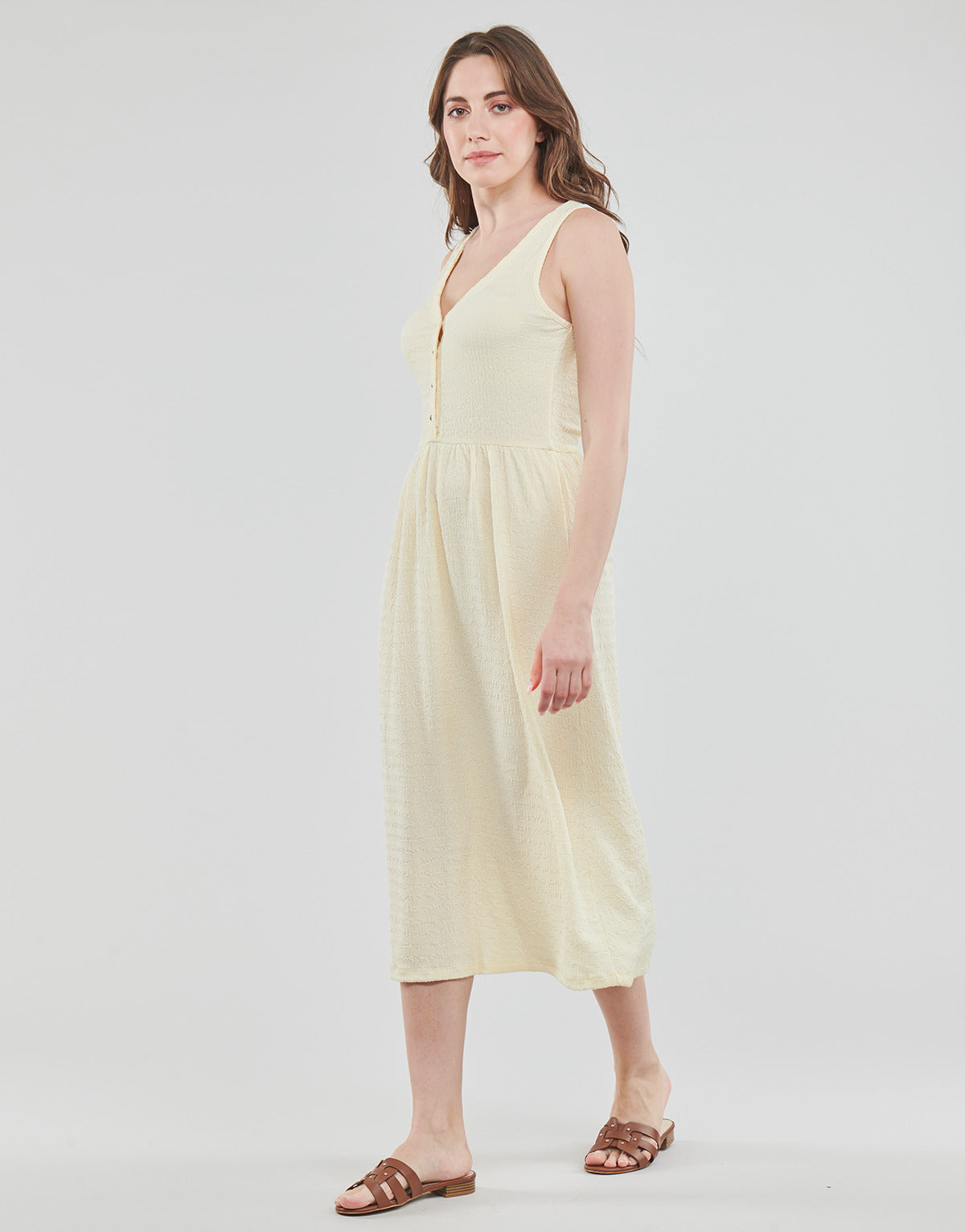 Abito lungo Donna Deeluxe ARIA RO W m + Bianco