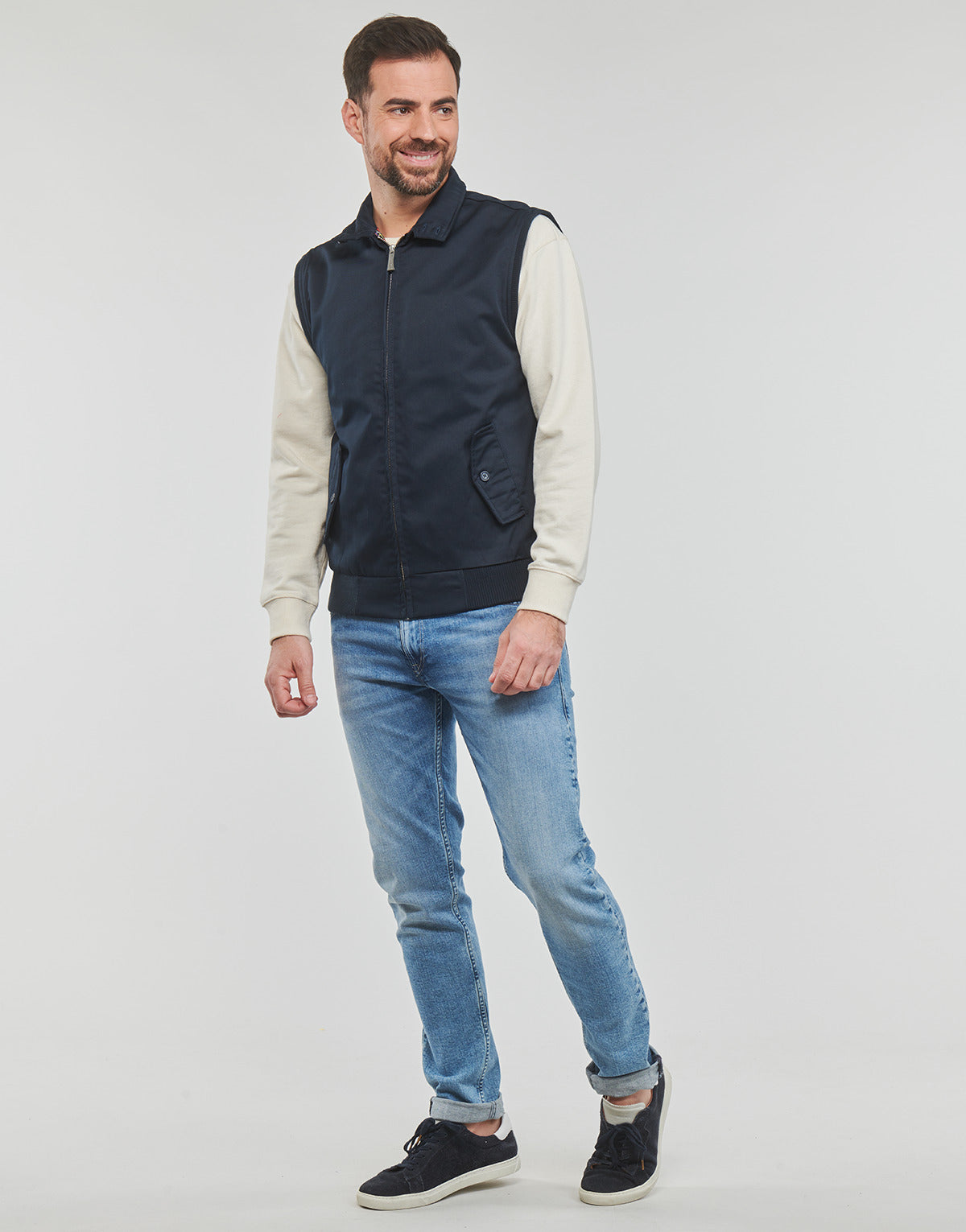 Giubbotto Uomo Harrington HGO WAISTCOAT Marine