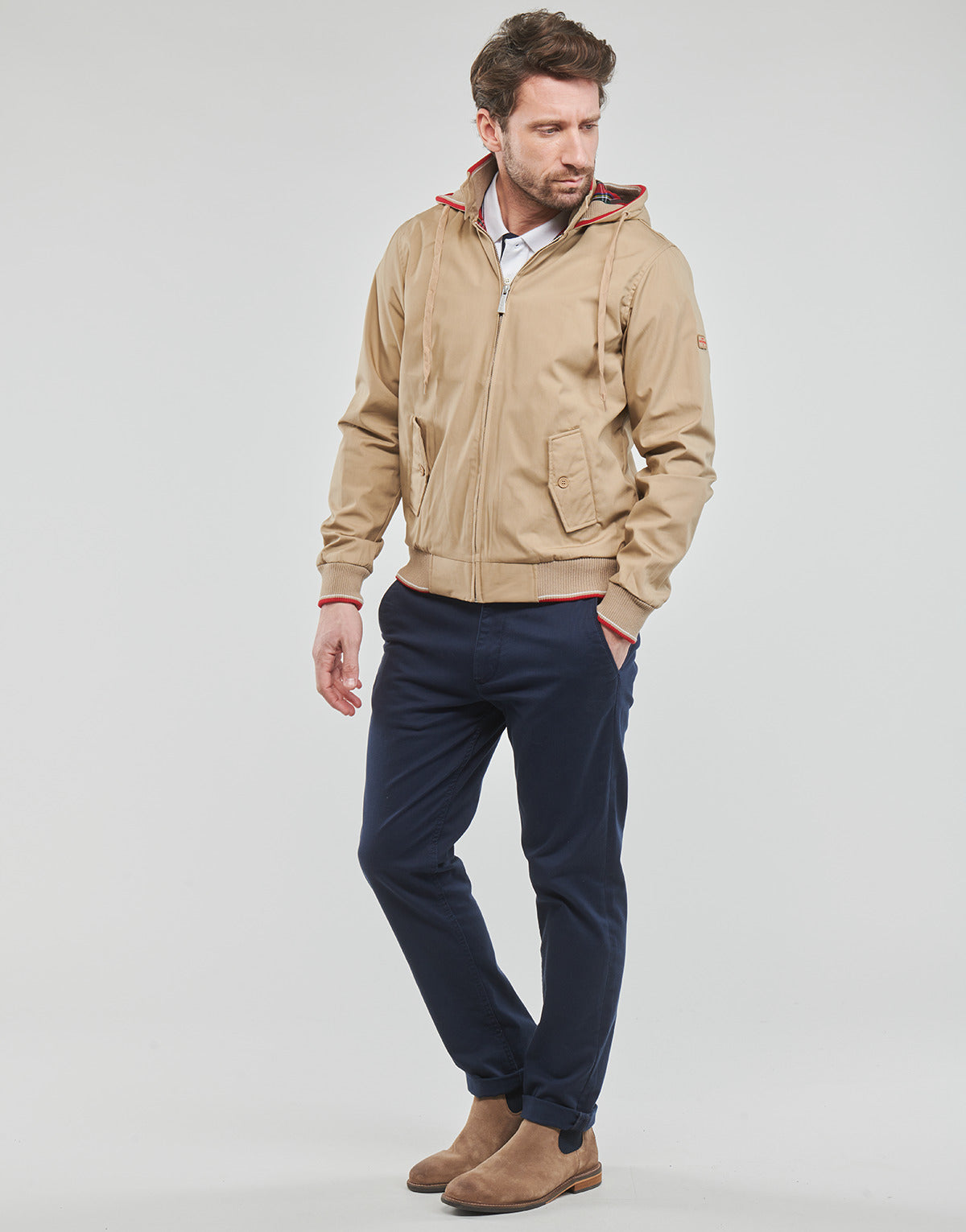 Giubbotto Uomo Harrington JAGGER Beige