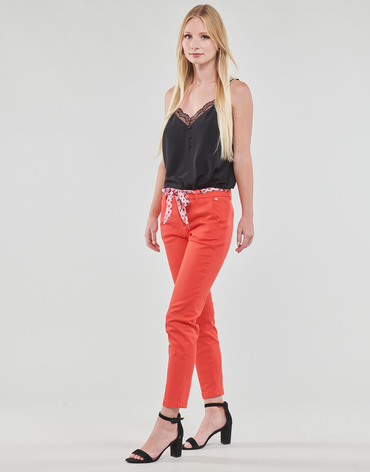 Pantalone Chino Donna Freeman T.Porter CLAUDIA FELICITA Rosso