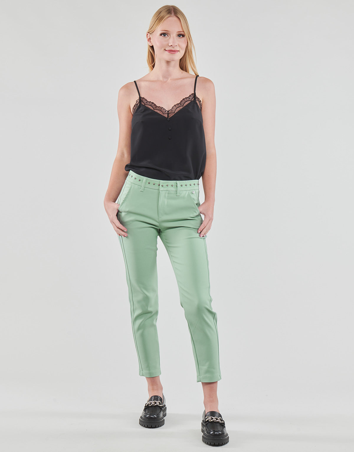 Pantalone Donna Freeman T.Porter CLAUDIA POLYNEO Verde