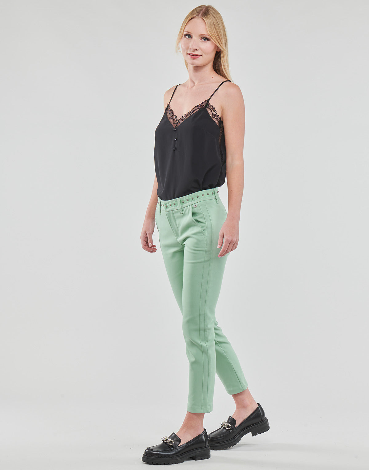 Pantalone Donna Freeman T.Porter CLAUDIA POLYNEO Verde
