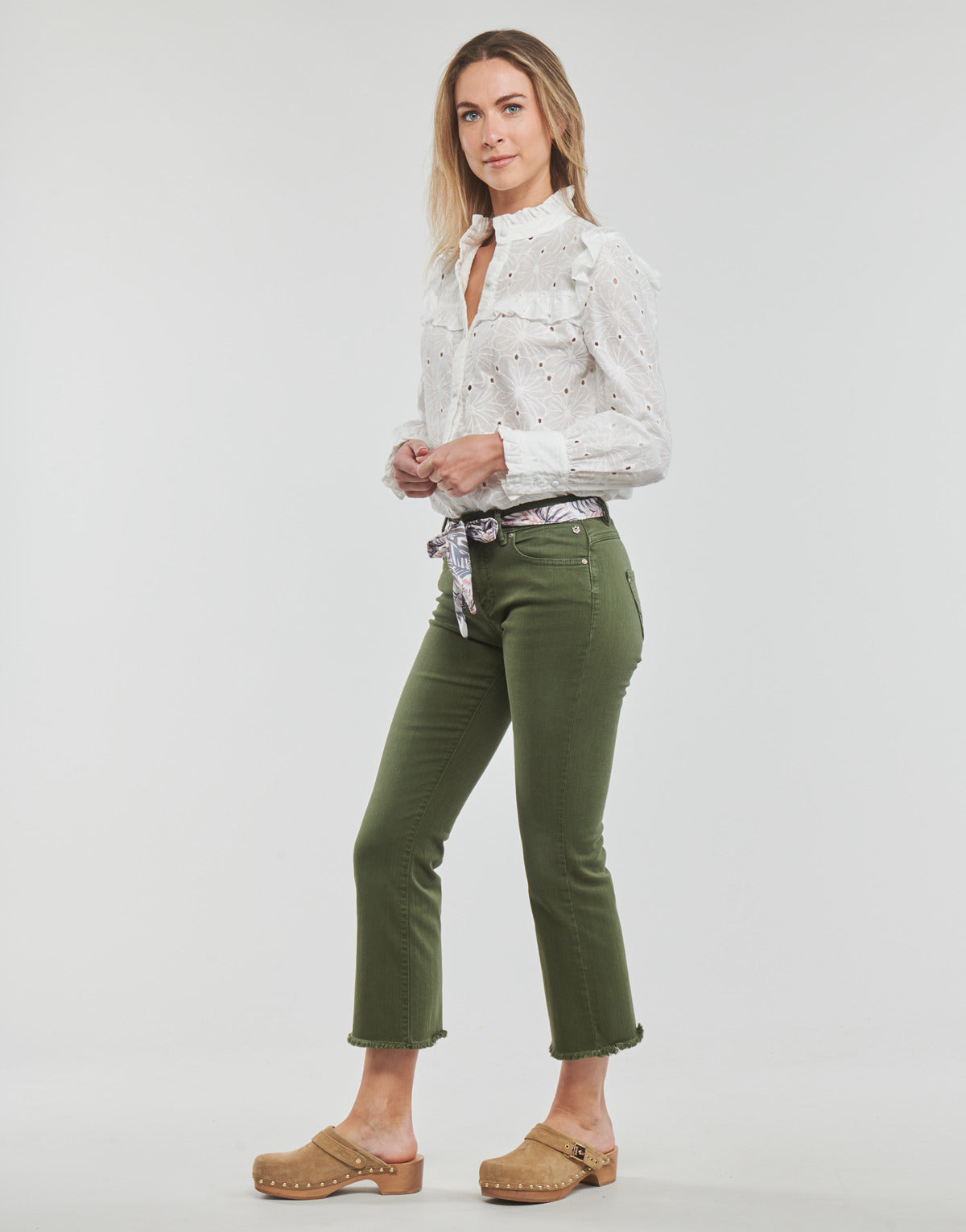 Pantalone Donna Freeman T.Porter NORMA CALIFORNIA Kaki