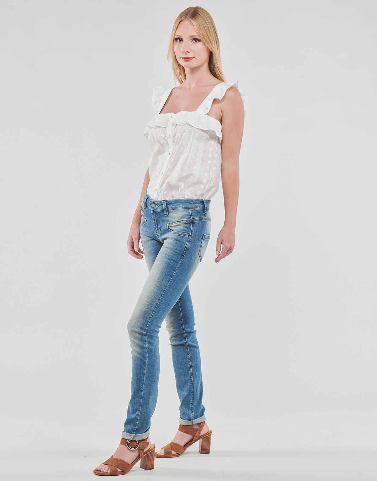 Jeans Slim Donna Freeman T.Porter ALEXA SLIM S-SDM Blu