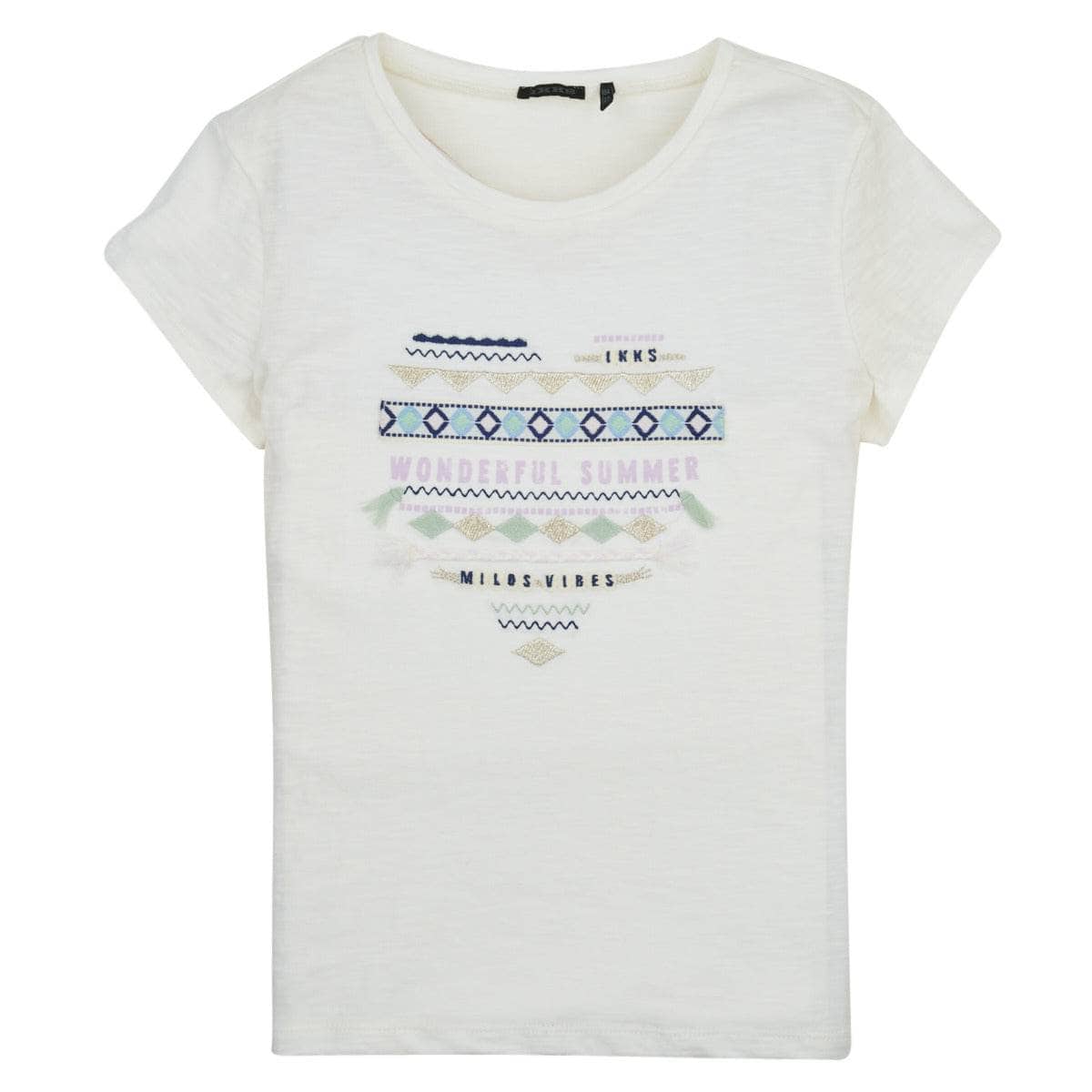 T-shirt ragazza Ikks XW10272 Bianco