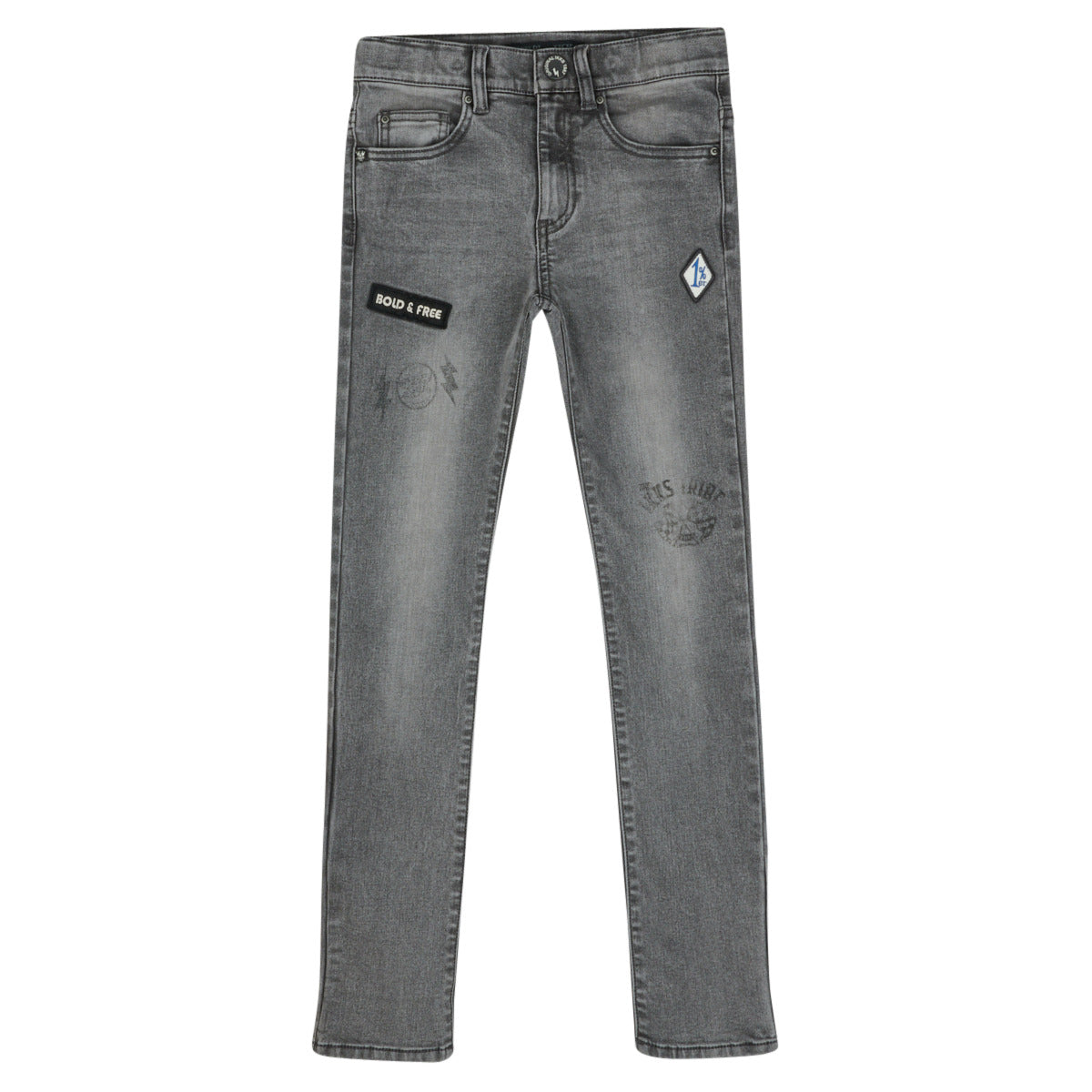Jeans Slim ragazzo Ikks XW29023 Grigio