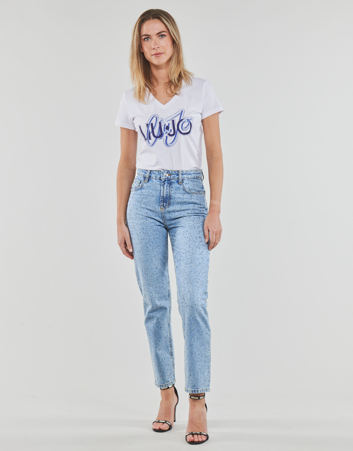 Jeans Donna Liu Jo PANT STRAIGHT FIT Blu