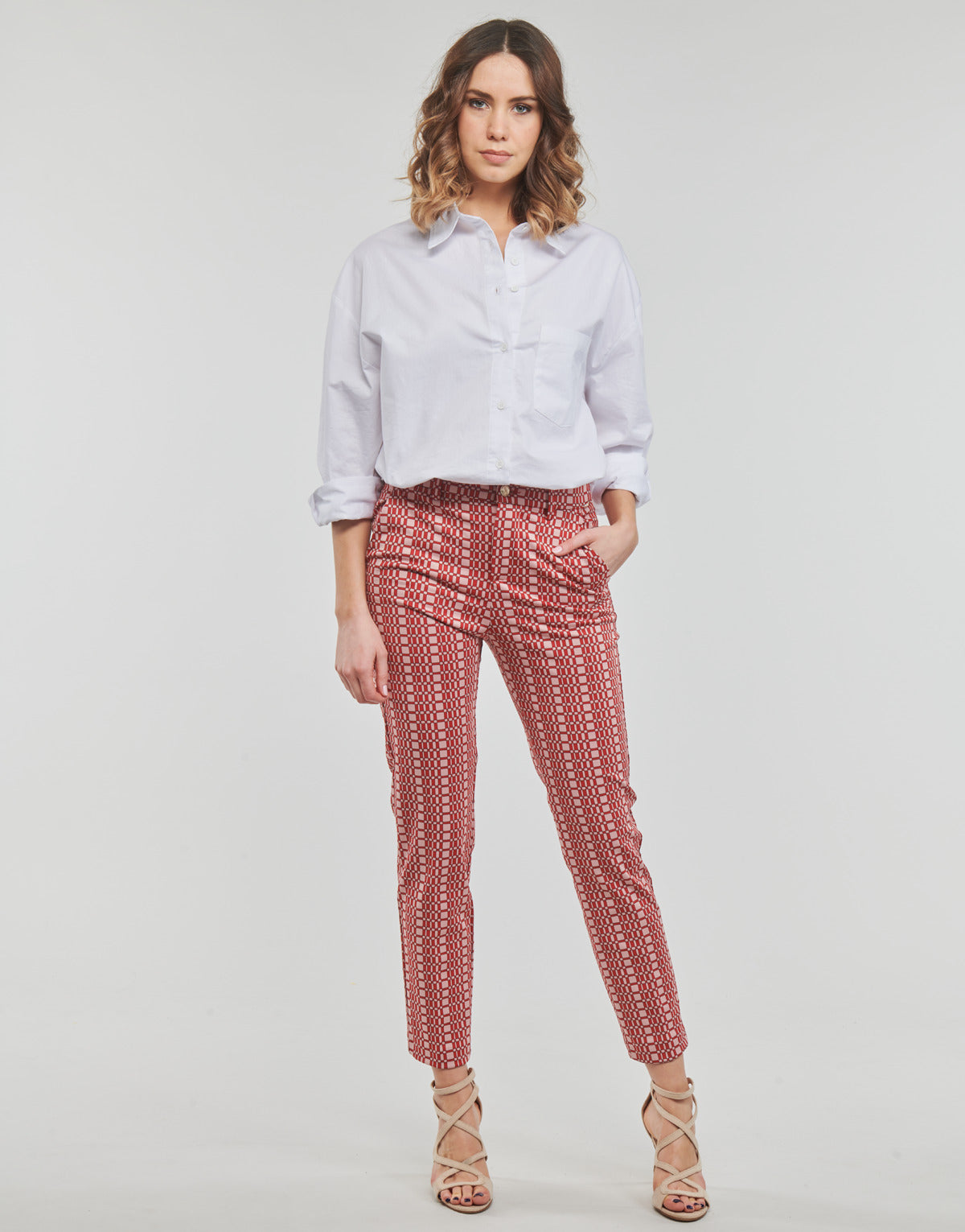 Pantalone Donna Liu Jo PANT CHINO Rosso