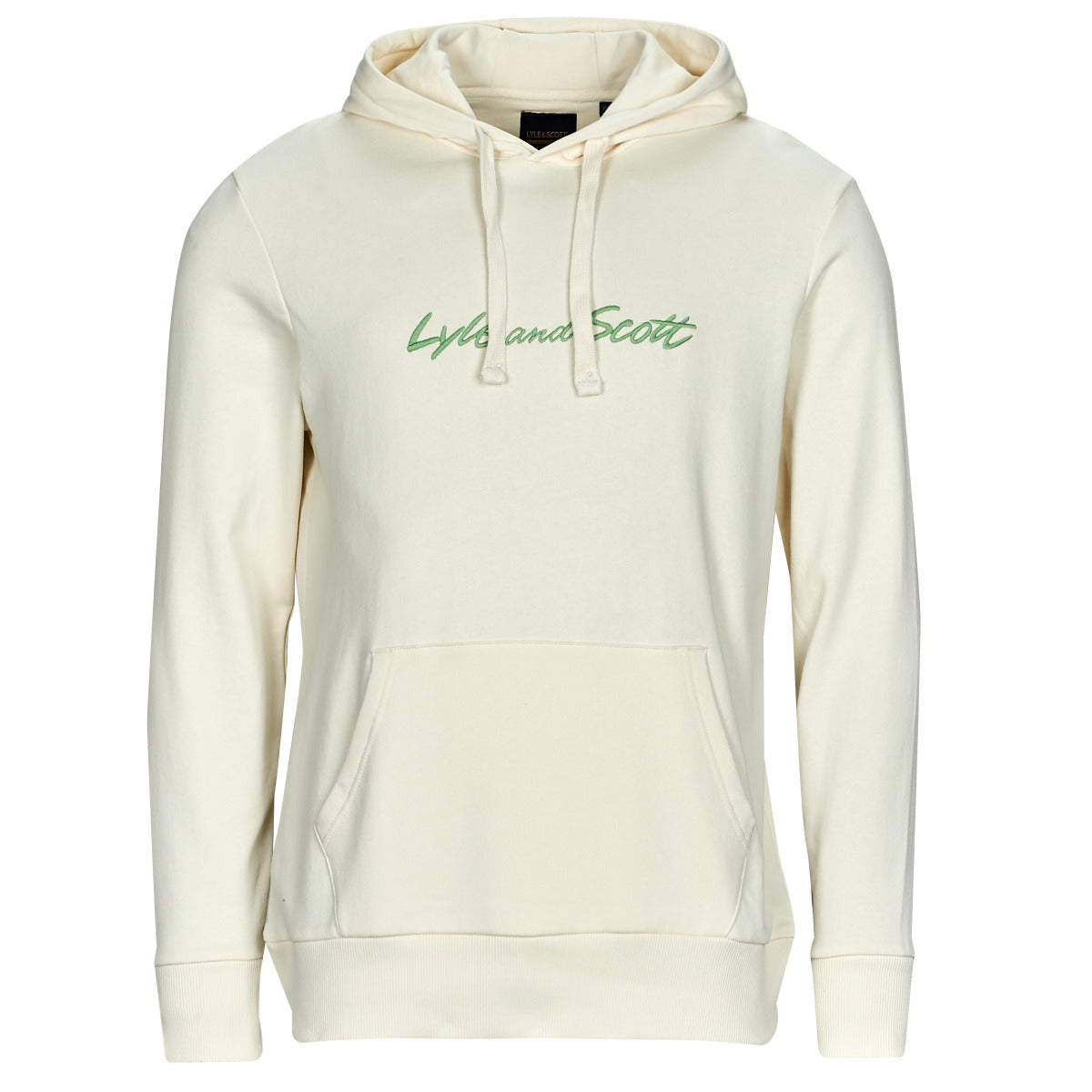 Felpa Uomo Lyle & Scott EMBROIDERED LOGO HOODIE Bianco