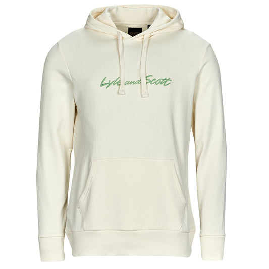 Felpa Uomo Lyle & Scott EMBROIDERED LOGO HOODIE Bianco