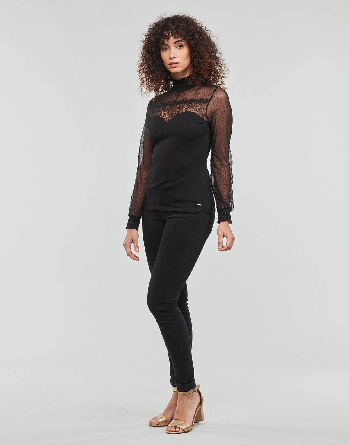 T-shirts a maniche lunghe Donna Morgan TOKI Nero