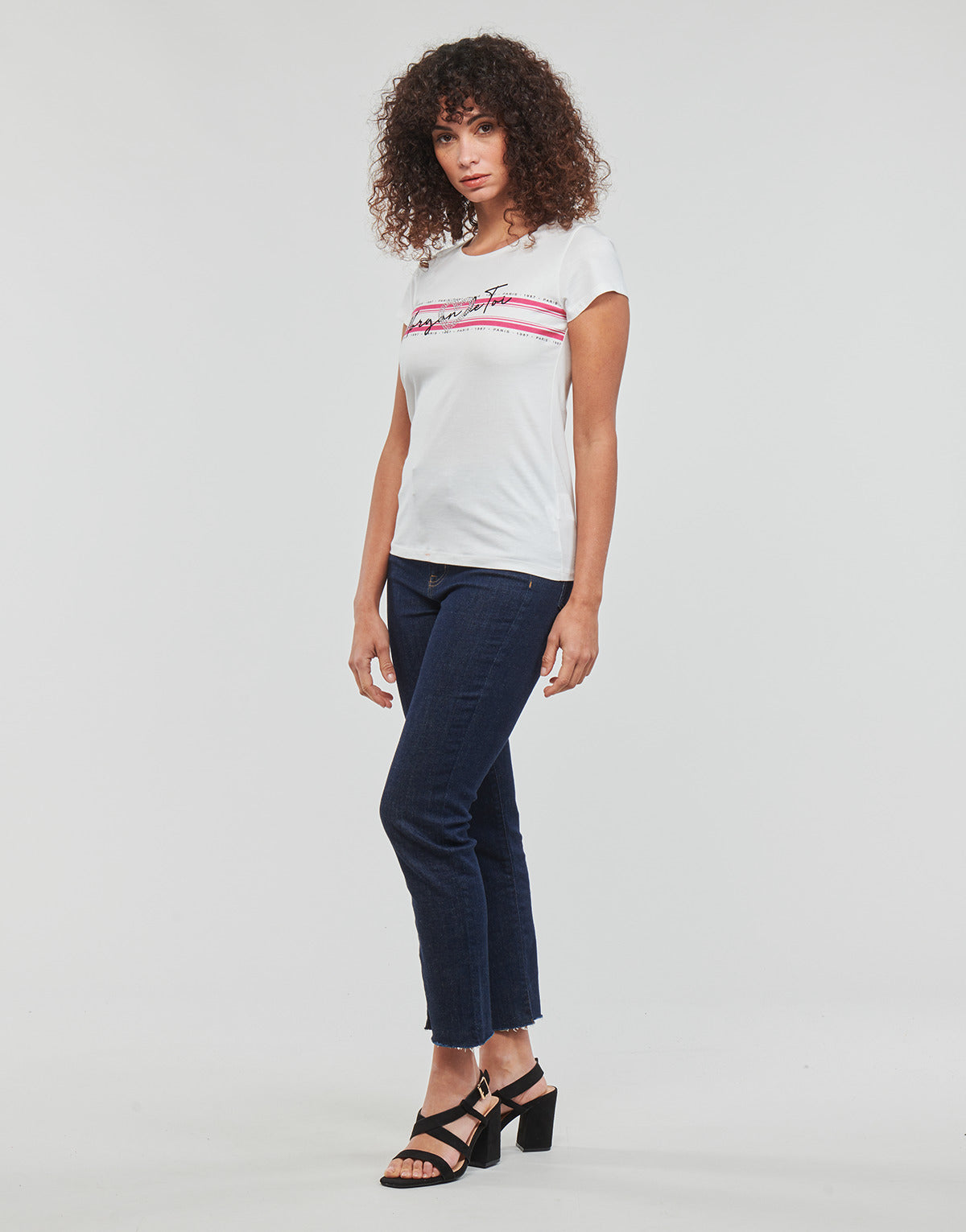 T-shirt Donna Morgan  DTOI  Bianco