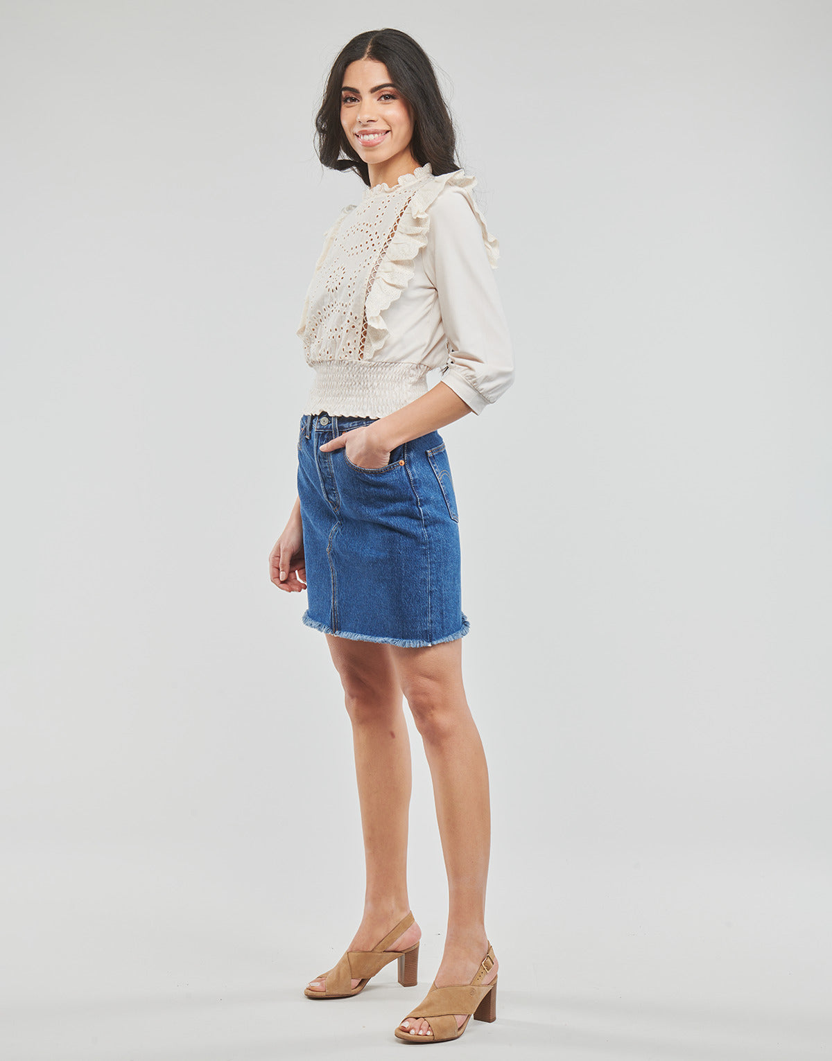 Camicetta Donna Morgan TIRILOK Beige