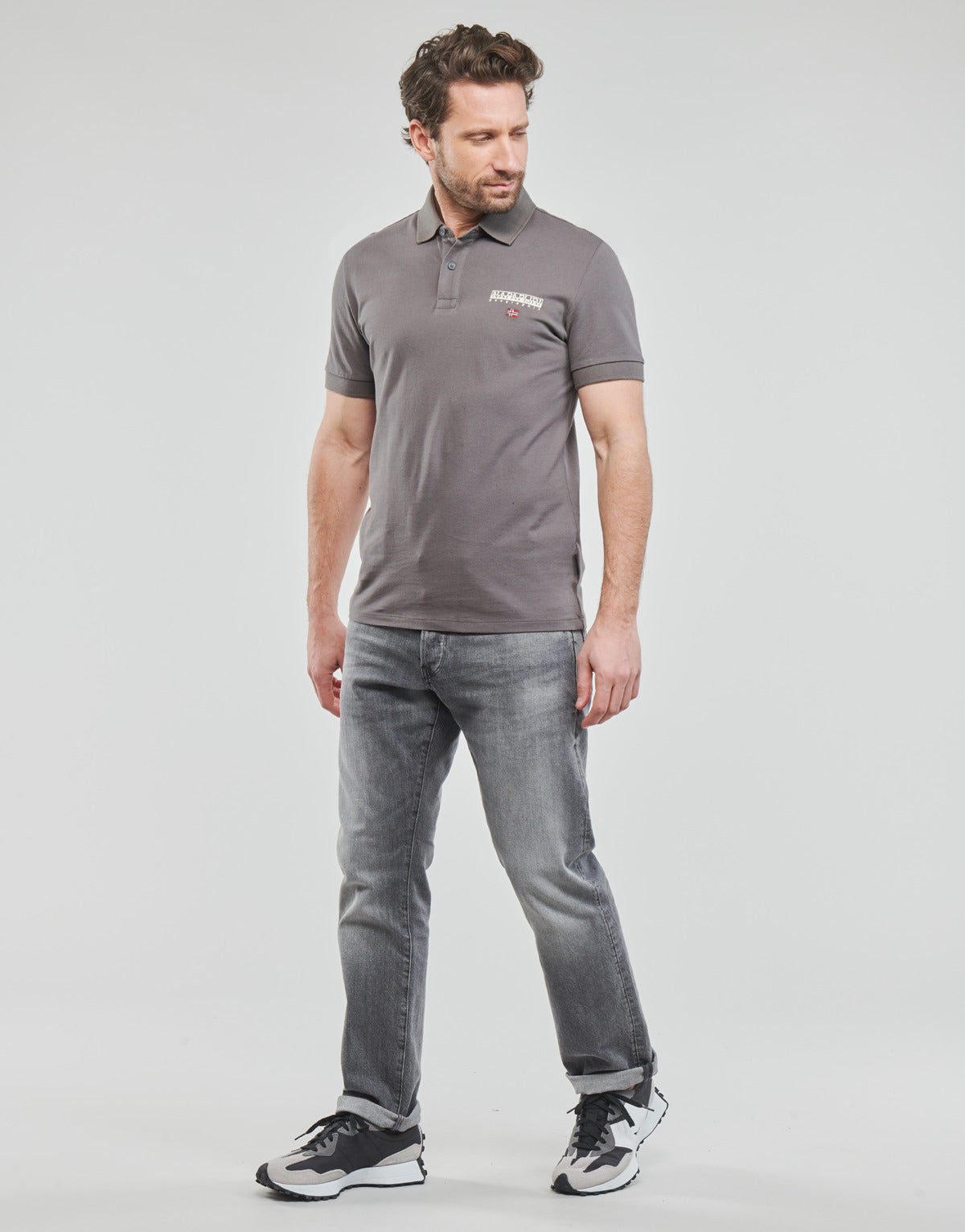 Polo Uomo Napapijri AYAS Grigio