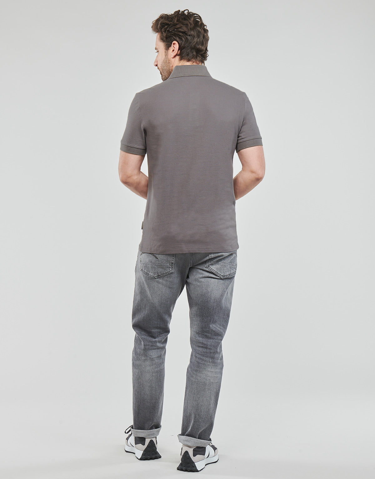 Polo Uomo Napapijri AYAS Grigio