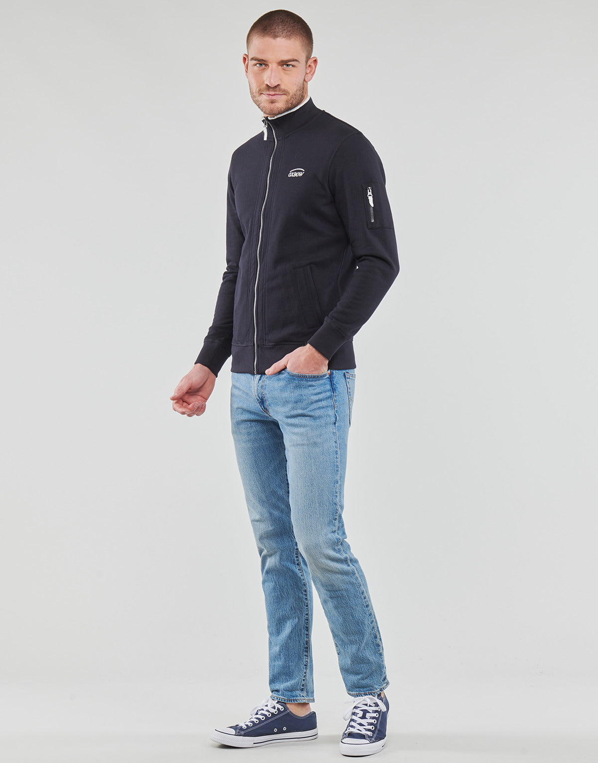 Felpa Uomo Oxbow P0SALTCOATS Marine