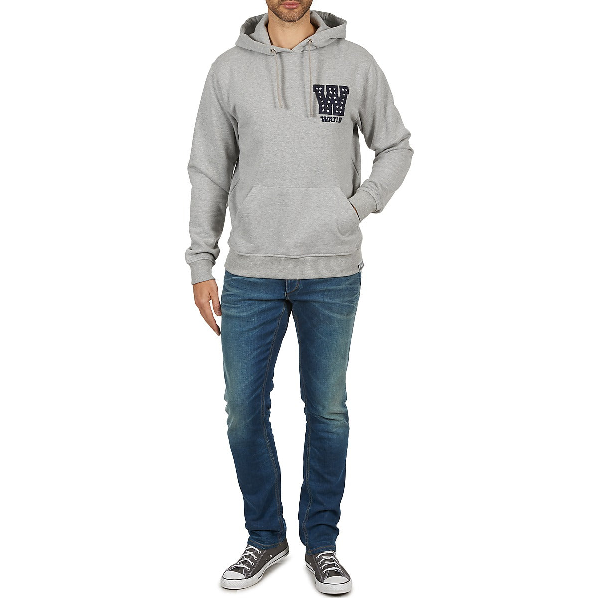 Felpa Uomo Wati B SWUSA Grigio