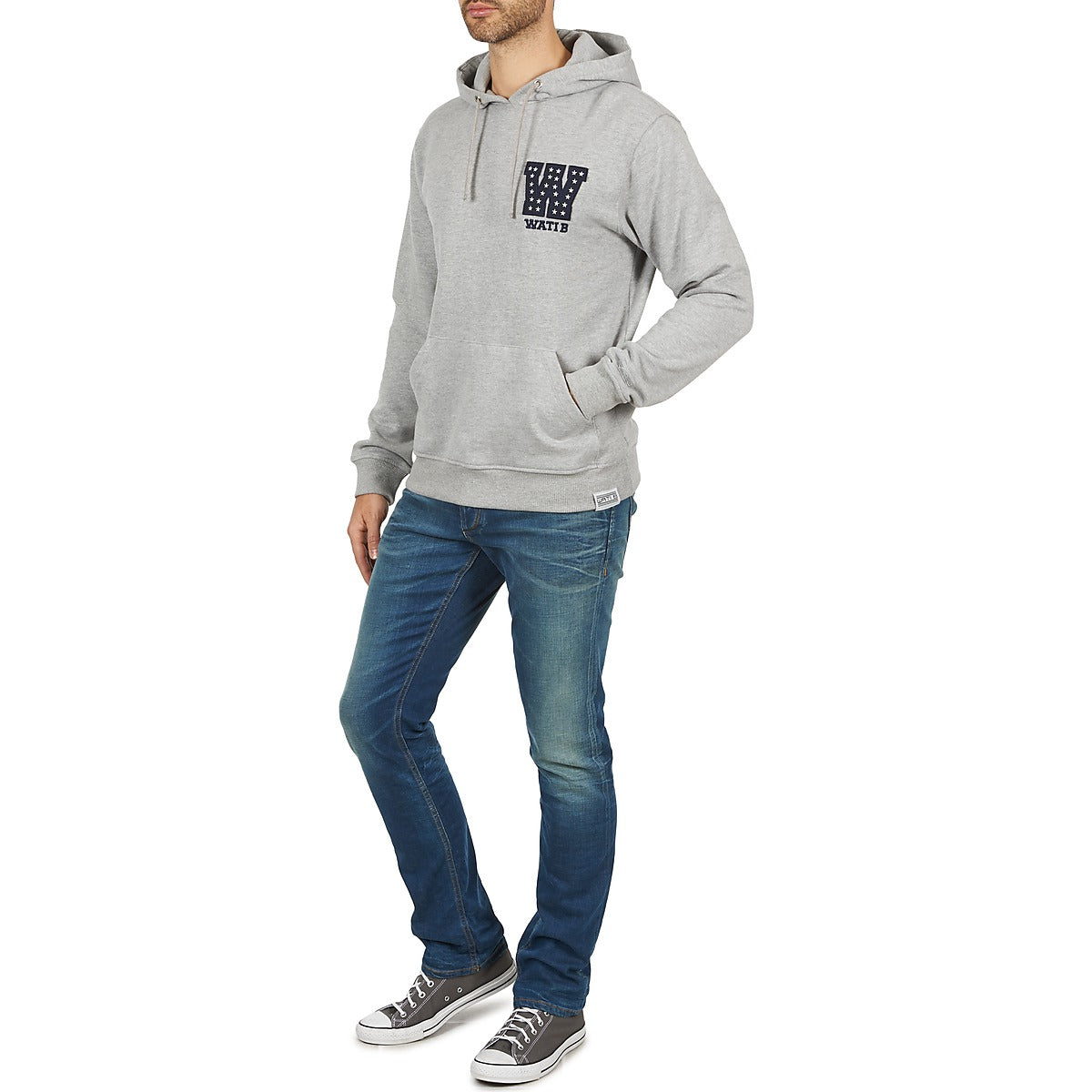 Felpa Uomo Wati B SWUSA Grigio