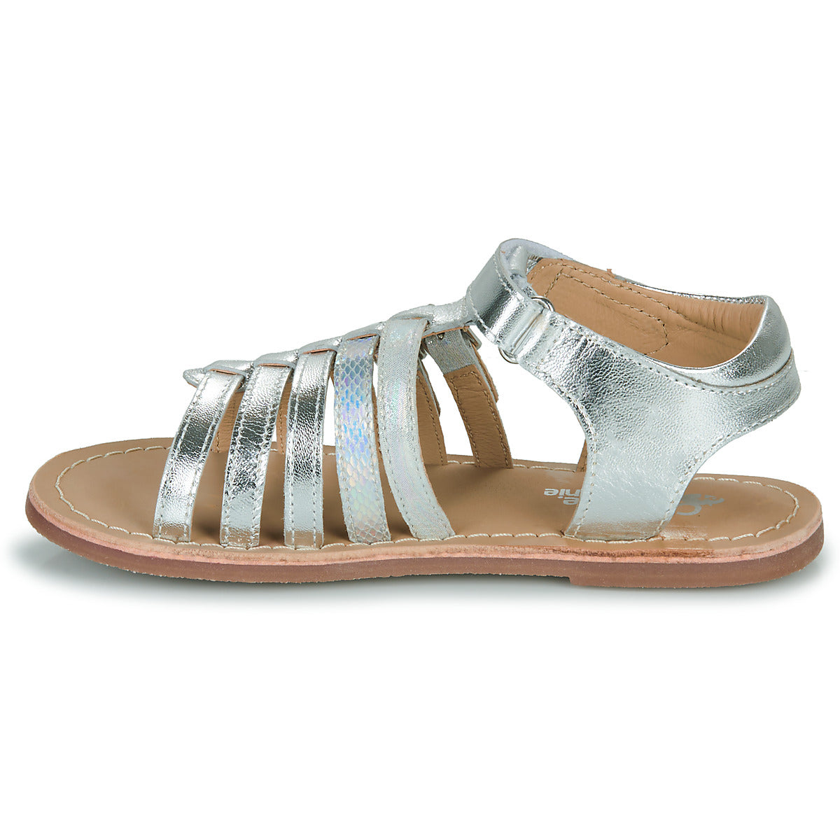 Sandali bambini ragazza Citrouille et Compagnie CIELETTE Argento