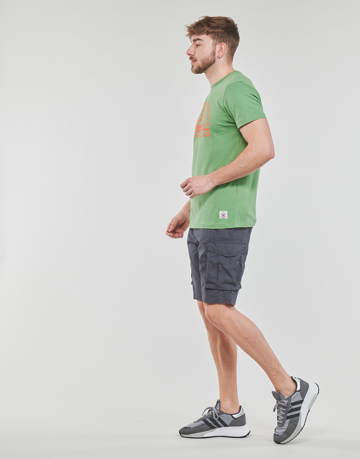 Pantaloni corti Uomo Petrol Industries Shorts Cargo 500 Grigio