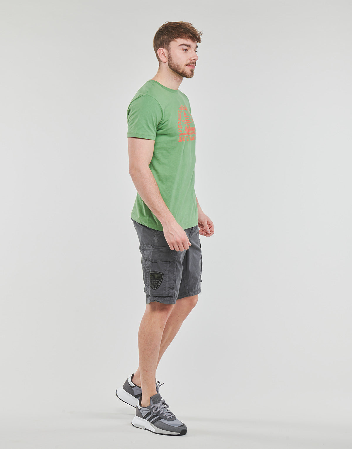 Pantaloni corti Uomo Petrol Industries Shorts Cargo 509 Grigio