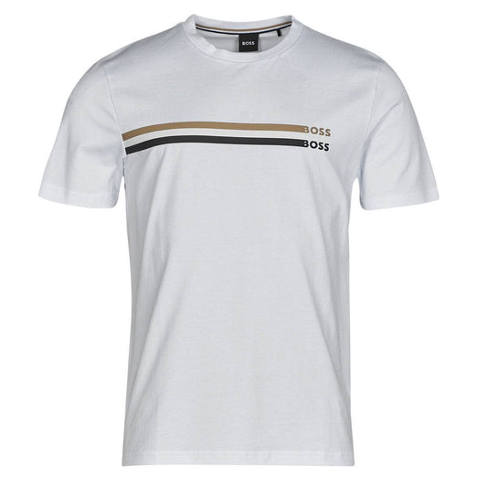 T-shirt Uomo BOSS Tiburt 346 Bianco