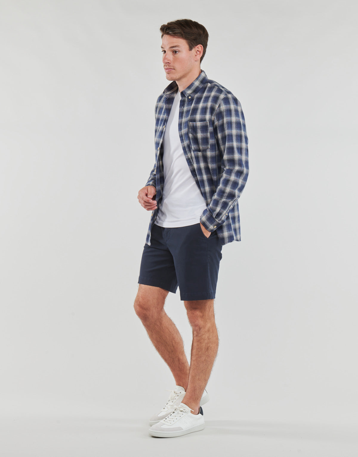 Pantaloni corti Uomo BOSS Kane-DS-Shorts Marine