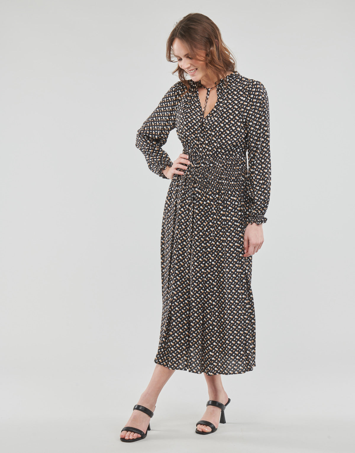 Abito lungo Donna BOSS Dasota1 Nero