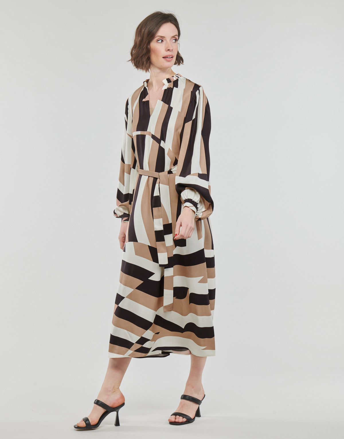 Abito lungo Donna BOSS Detola1 Marrone