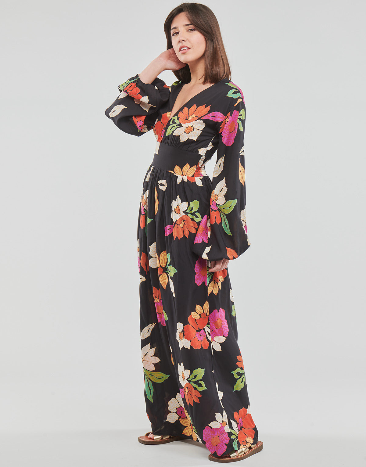 Abito lungo Donna Billabong NIGHT BLOOM Nero