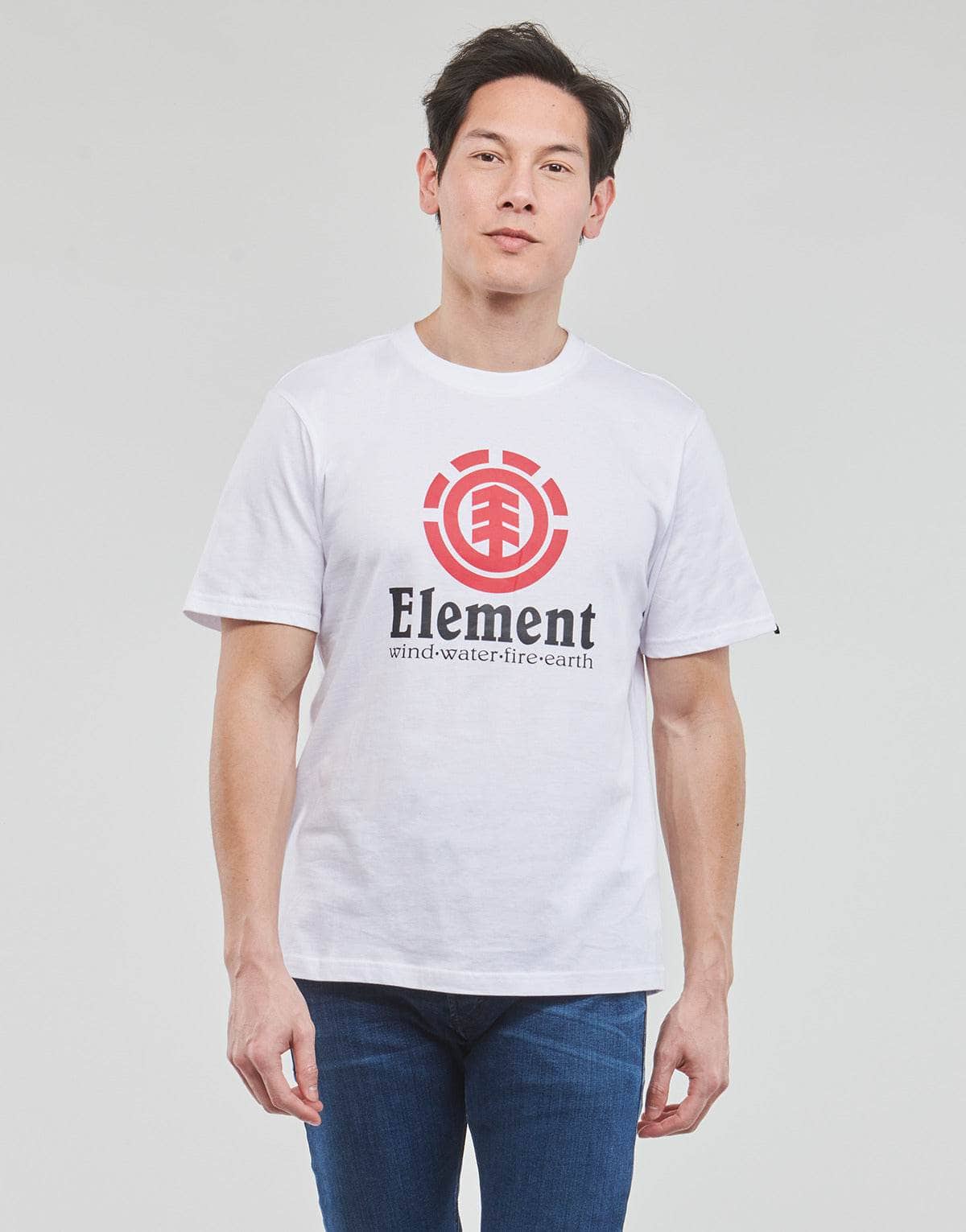 T-shirt Uomo Element VERTICAL SS Bianco
