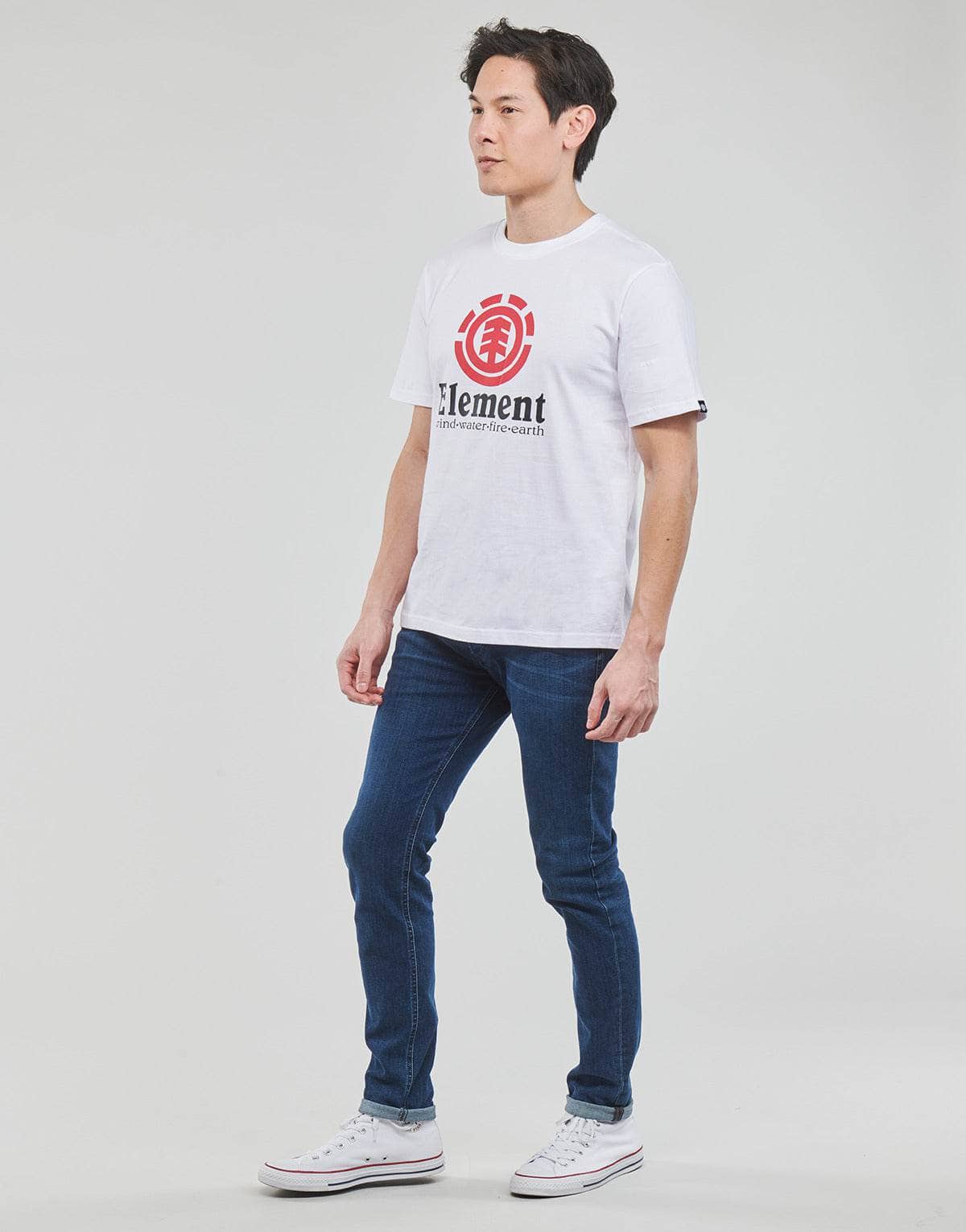 T-shirt Uomo Element VERTICAL SS Bianco