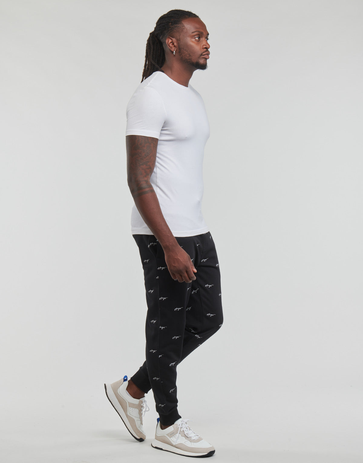 Pantaloni Sportivi Uomo HUGO Duritiba Nero