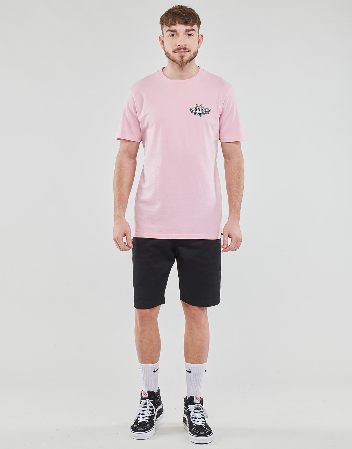 Pantaloni corti Uomo Volcom FRICKIN MDN STRETCH SHORT 21 Nero