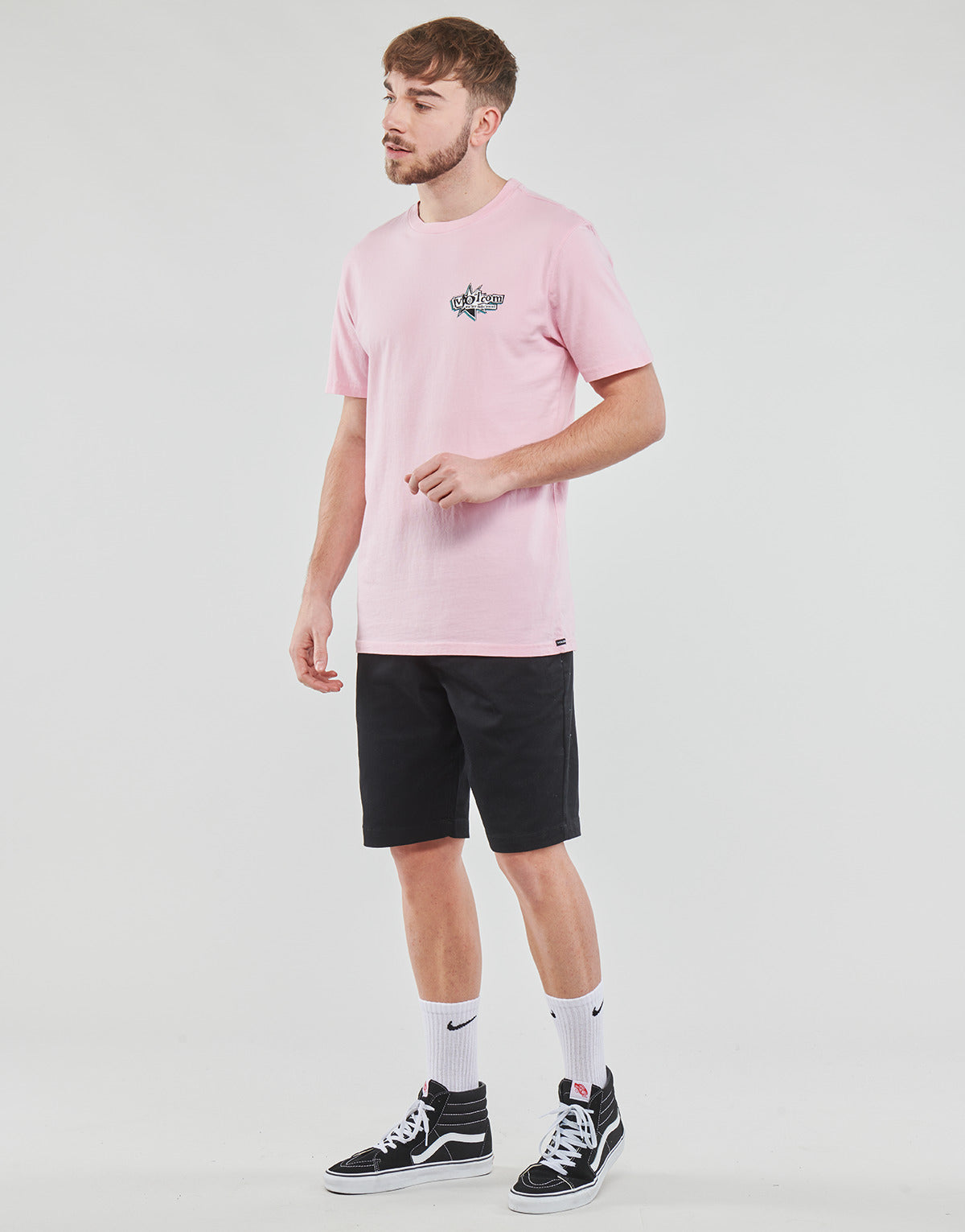 Pantaloni corti Uomo Volcom FRICKIN MDN STRETCH SHORT 21 Nero