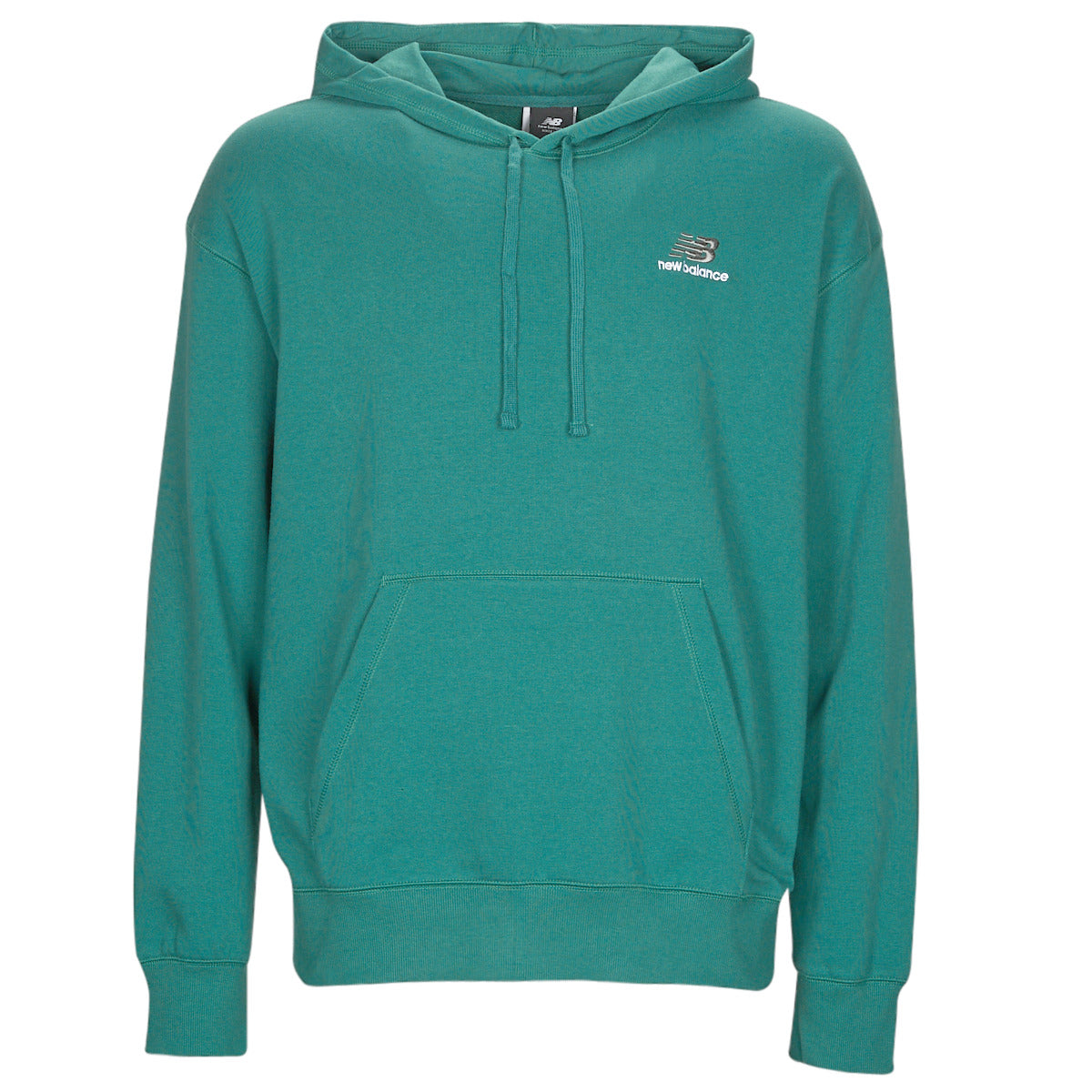 Felpa Uomo New Balance Uni-ssentials French Terry Hoodie Verde