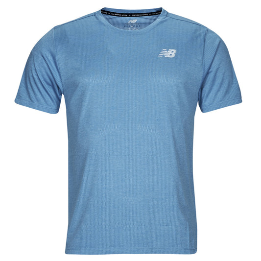 T-shirt Uomo New Balance  Impact Run Short Sleeve  Blu