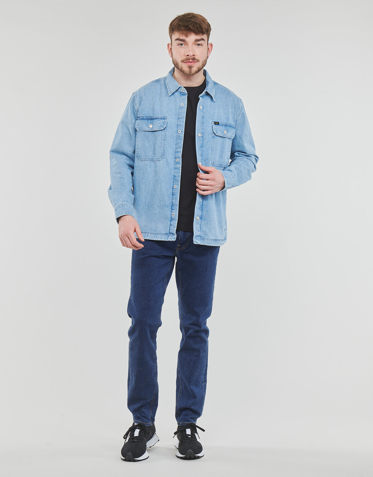 Jeans Uomo Lee Daren Zip Fly Blu