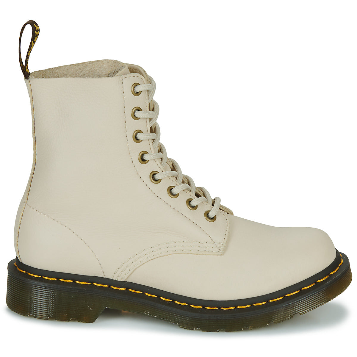 Stivaletti Donna Dr. Martens  1460 PARCHMENT BEIGE VIRGINIA  Beige