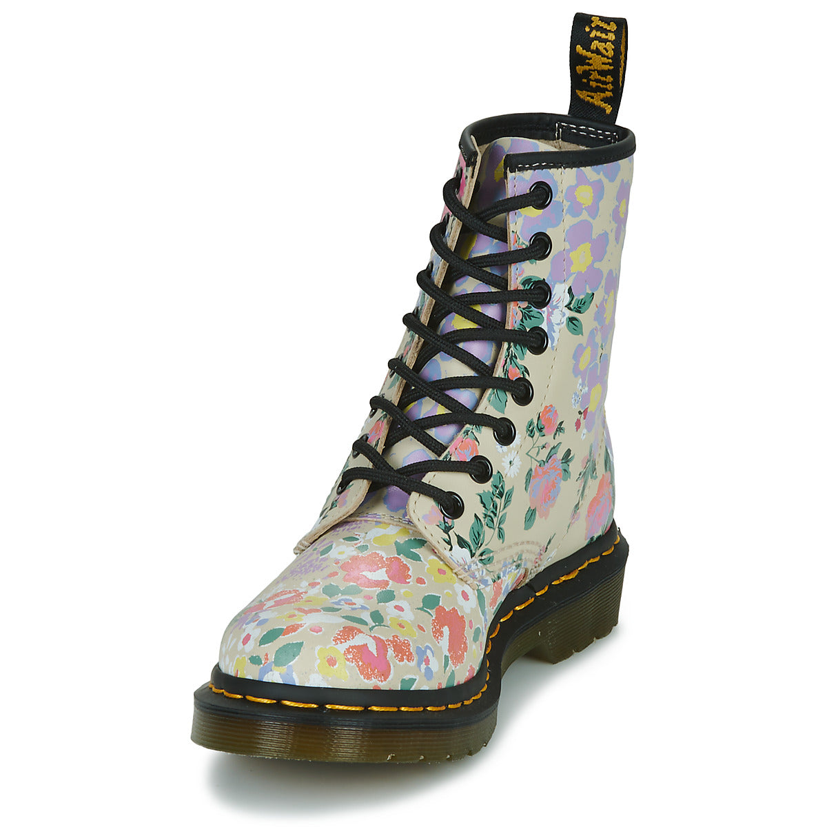 Stivaletti Donna Dr. Martens  1460 FLORAL MASH UP  Beige