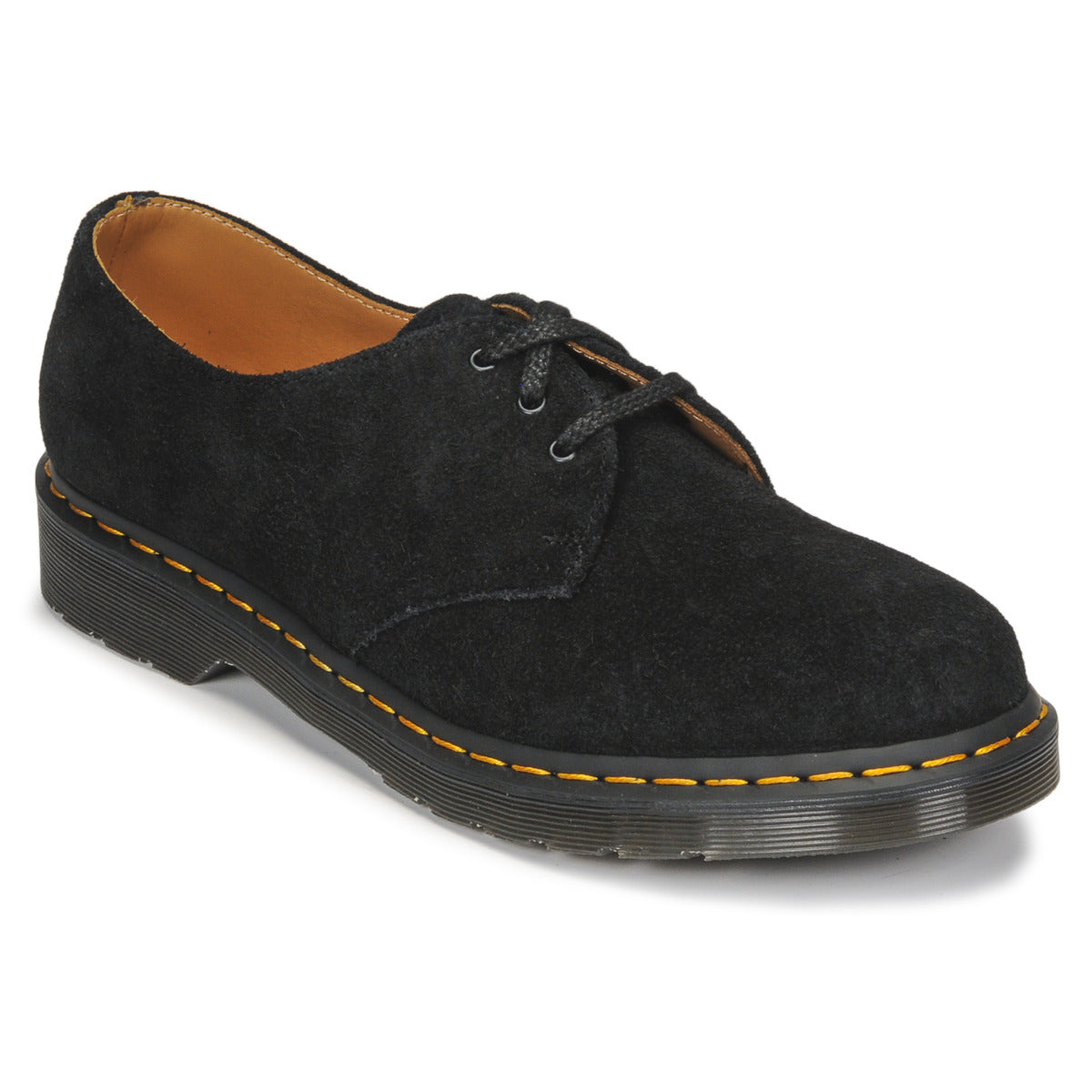 Scarpe Uomo Dr. Martens  1461 BLACK SUEDE  Nero