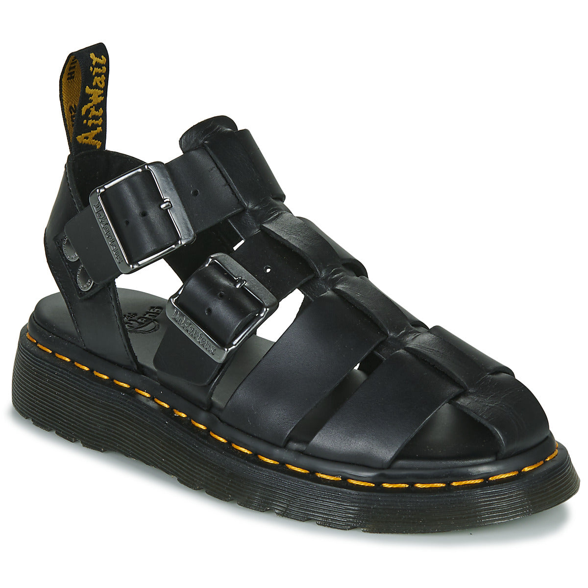 Sandali Donna Dr. Martens  GARIN BLACK BRANDO  Nero