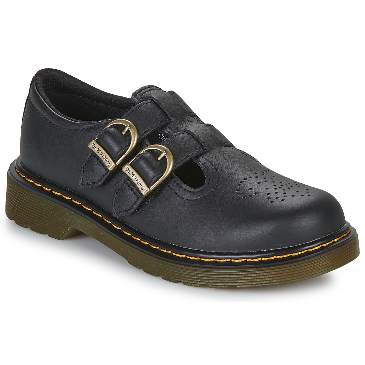 Scarpe bambini ragazza Dr. Martens 8065 J Nero