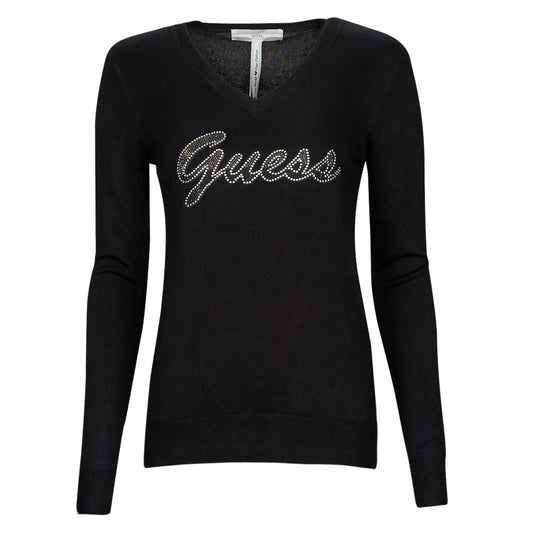 Maglione Donna Guess PASCALE VN LS SWTR Nero