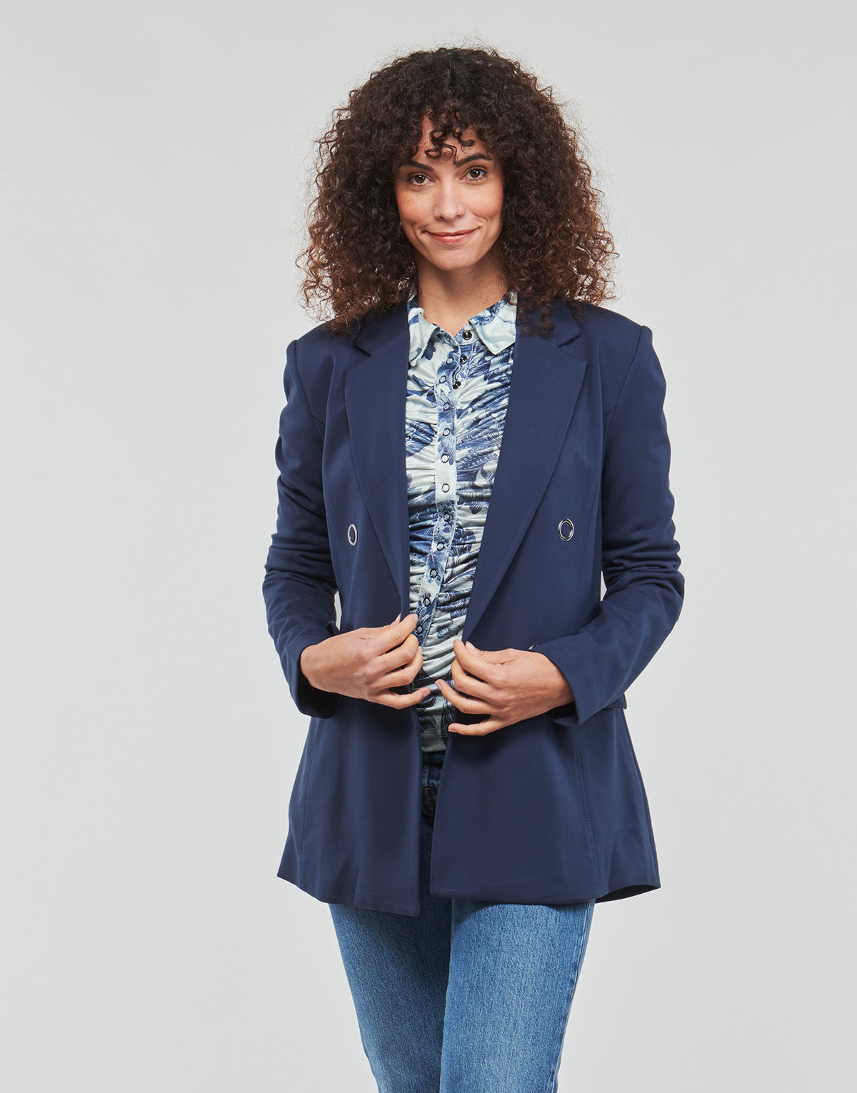 Giacca Donna Guess DAFNE BLAZER Marine
