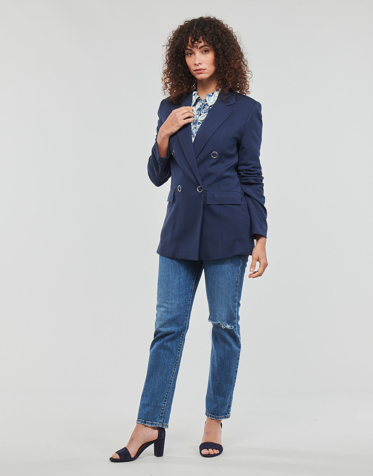 Giacca Donna Guess DAFNE BLAZER Marine