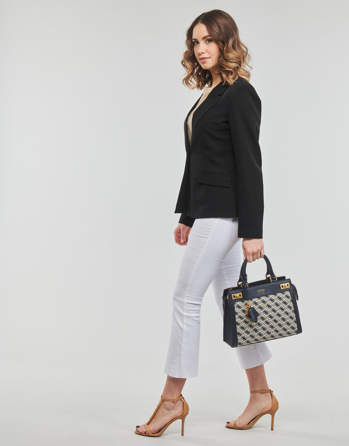 Giacca Donna Guess DIANE BLAZER Nero