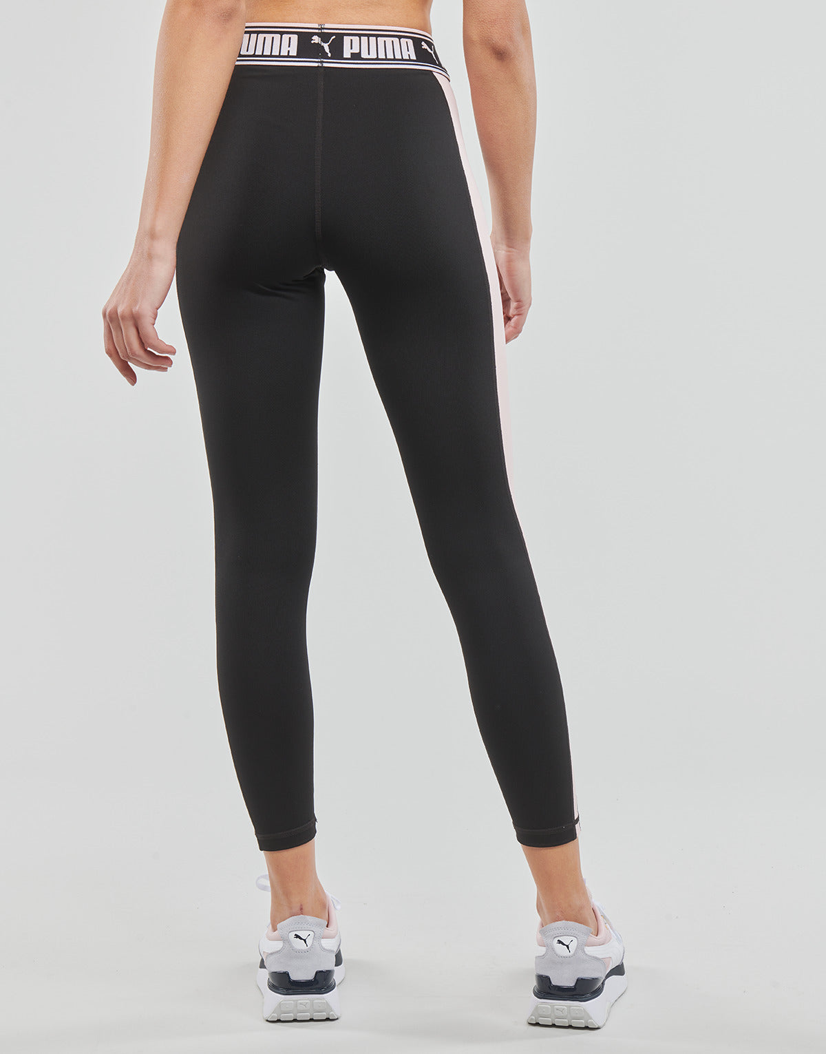 Collant Donna Puma TRAIN STRONG FASHION COLORBLOCK TIGHT Nero
